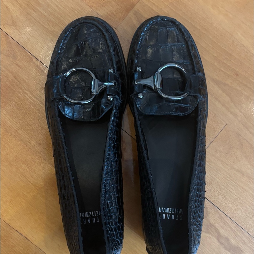 Stuart Weitzman Black Loafers